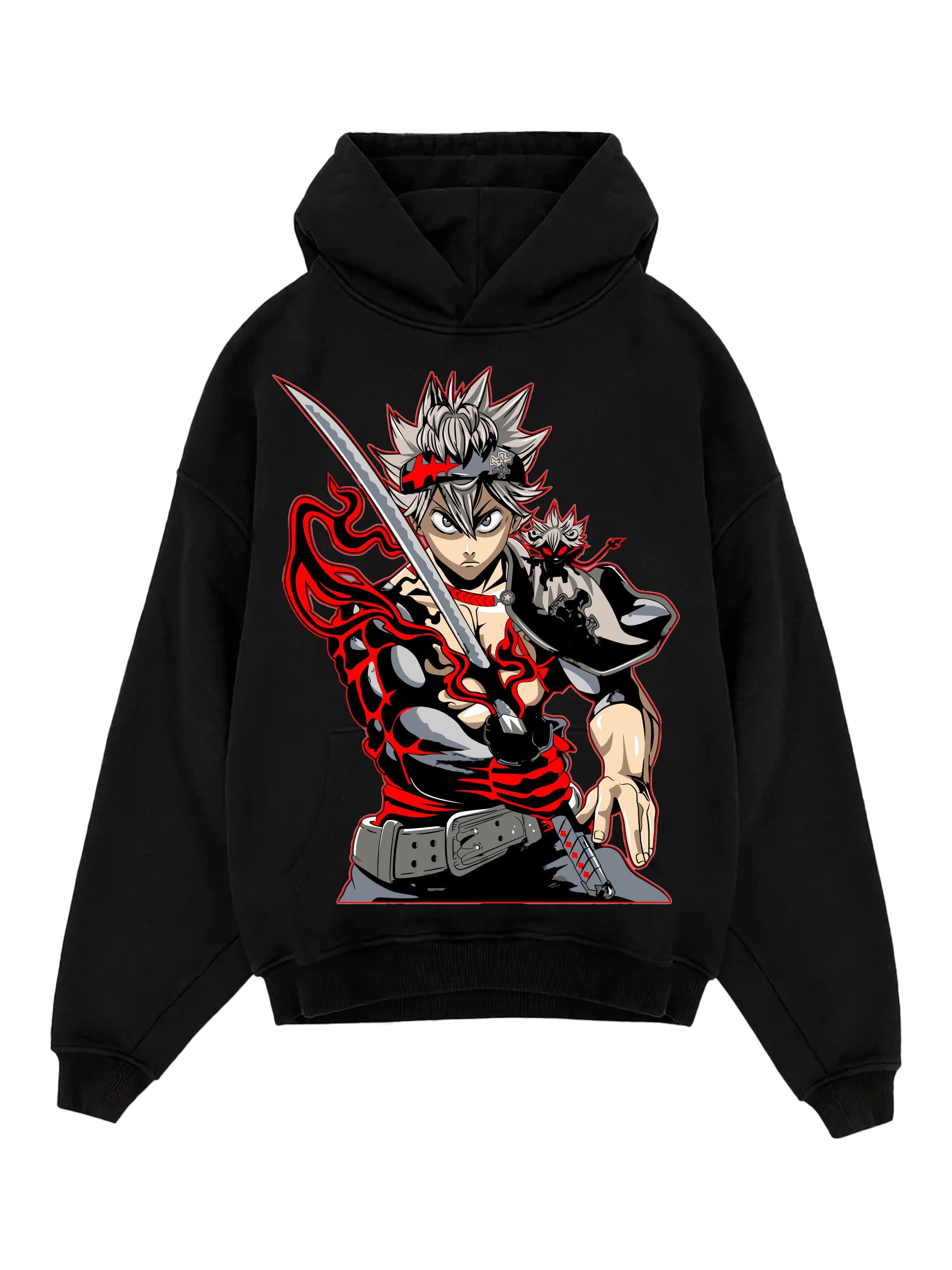 Кенгуру тринитка футер Black Clover 3 S - XL